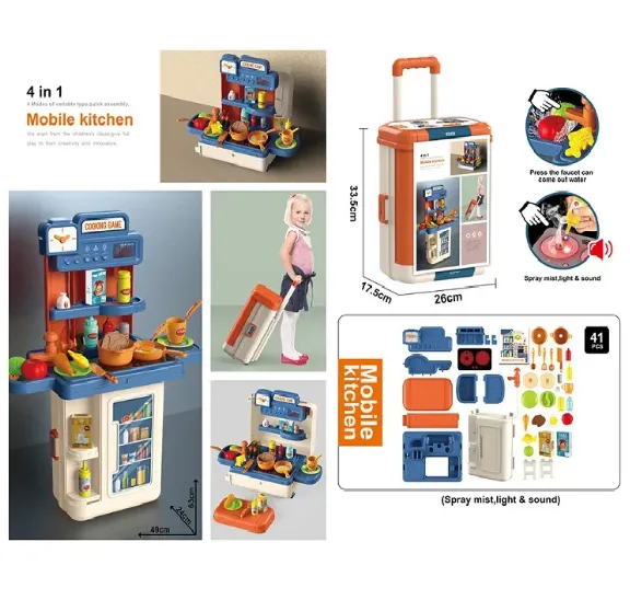 SET BUCATARIE 4IN1 (41PCS) (INSTRUCTIUNE IN ROMANA) 72246