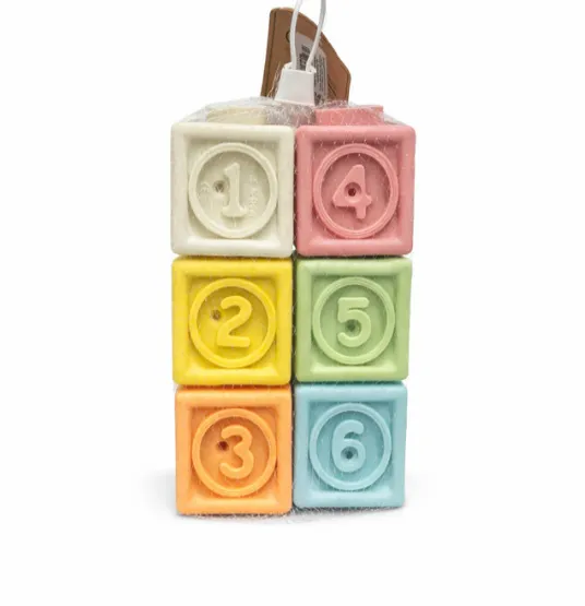 Cuburi pentru invatarea cifrelor si formelor, 6 buc, cod 982041
