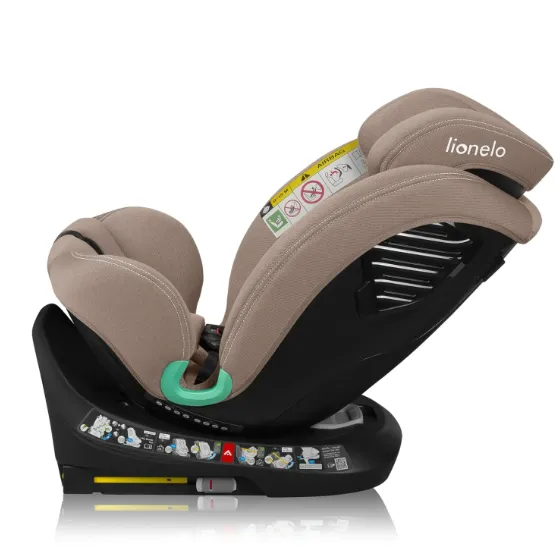Scaun auto 40-150 cm (i-Size) Isofix Lionelo Bastiaan One Beige Sand, rotativ 360 Scaun auto 40-150 cm (i-Size) Isofix Lionelo Bastiaan One Beige Sand, rotativ 360