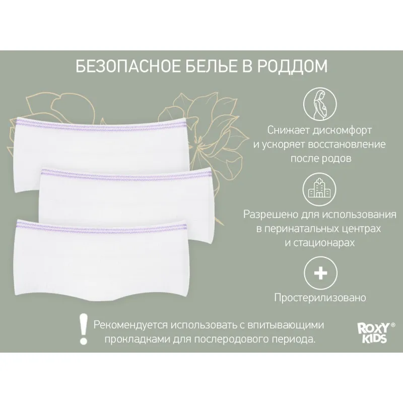 Chiloti din plasa de unica folosinta pentru maternitate Roxy Kids, M, (5 buc.) (RPN-001-M) Chiloti din plasa de unica folosinta pentru maternitate Roxy Kids, M, (5 buc.) (RPN-001-M)